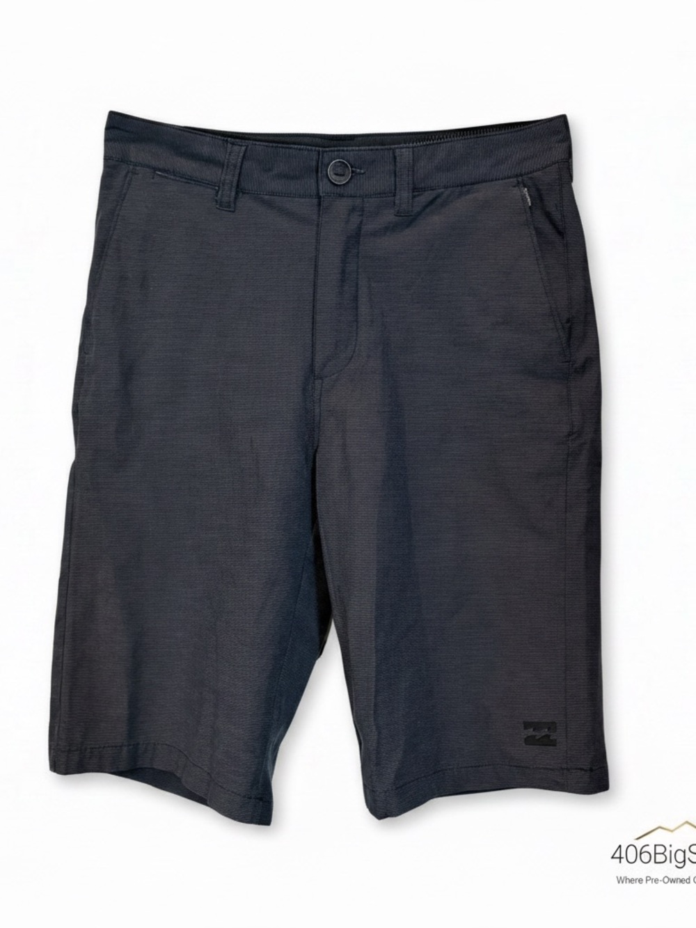 Billabong Men's Black Flat Front Stretch Shorts